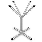 Base de Mesa de Jantar Veneza para Tampos até 80cm