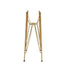 Base de Mesa Eames Bistrô Alta Ferro Eiffel cor Dourado Fosco para Tampo de Vidro