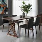 Base de Mesa Francis Em Aço Carbono 1,80m x 0,90m Para Tampo de Madeira Design Moderno Base de Mesa Francis Em Aço Carbono 1,80m x 0,90m Para Tampo de Madeira Design Moderno