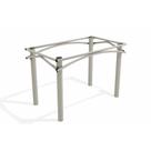 Base de Mesa p/ Cozinha Elba M004 s/ Tampo Níquel - Kappesberg