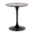 Base de Mesa Saarinen Redonda Para Tampos Branco Preto