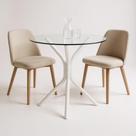 Base De Mesa Servilha Redonda Quadrada 4 Apoio Vidro Granito Mármore Branco