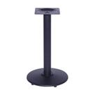 Base de Mesa Zeta em Ferro Preto 72,50 cm (Altura) com Disco Redondo