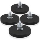 Base de montagem magnética MAGXCENE 30LBS revestida com borracha de neodímio Base de montagem magnética MAGXCENE 30LBS revestida com borracha de neodímio