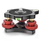 Base de Nivelamento de Tripé CAVIX LP-64 com Nível de 3 Eixos para DSLR