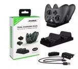 Base Dock Carregador para 2 Controle One S X + 2 Baterias Recarregáveis