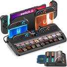 Base Dock Station GammeefyPro para Nintendo Switch 2 com 4 Joy-Con
