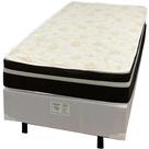 Base em material sintético com Colchão Bio Classic Solteiro com Molas Ensacadas 67x188x88cm Bio Flex Cor Branco