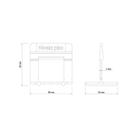 Base Espaçadora Plástica Tramontina Larga 2 mm 50 und