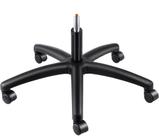 Base Estrela Gamer com Pistão e Rodízios em Nylon Preta 325 mm Base Estrela Gamer com Pistão e Rodízios em Nylon Preta 325 mm