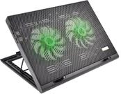 Base Gamer Multilaser P/ Notebook C/ Cooler Led Verde AC267