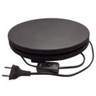 Base Giratoria Preta Video 360 Mesa Rotativa De Produtos 220v Mdf