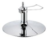 Base Hidráulica Para Cadeira De Salão/barbearia Redonda Alta