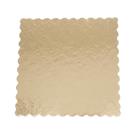 Base Laminada Ouro Para Bolo Quadrado 32x32 - 50 Unidades