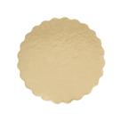 Base Laminada Ouro Para Bolo Redondo 28cm - 100 Unidades