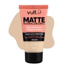 Base Líquida Alta Cobertura Cor V170 Matte Hidraluronic Colágeno Vegano 26ml Vult