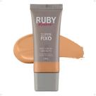 Base Líquida Ruby Kisses Super Fixo Semi-Matte cor 130 28ml
