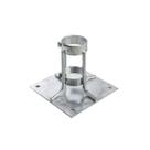 Base Mastro 1.1/2" Aço Eletrocalandrado Paraklin Base Mastro 1.1/2" Aço Eletrocalandrado Paraklin
