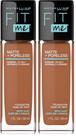 Base Maybelline Fit Me Matte + Poreless 30 ml Kit com 2