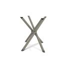 Base Mesa de Jantar Volga M008 Aço Cromado s/ Tampo Niquel - Kappesberg Base Mesa de Jantar Volga M008 Aço Cromado s/ Tampo Niquel - Kappesberg