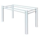 Base Mesa Julia Tubolar 1,03x0,62 branca