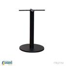 Base Mesa Pisa para tampo até 70cm nas cores Branco Preto e Inox - Fratini