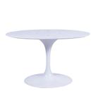 Base Mesa Saarinen Tulip Jantar Oval - Branca Base Mesa Saarinen Tulip Jantar Oval - Branca