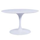 Base Mesa Saarinen Tulip Jantar Oval Pequena - Branca