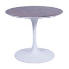 Base Mesa Tulip Jantar Redonda Branca - 124 A 150cm