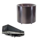 Base Mola Pneumatica Carreta Randon Inferior 150mm
