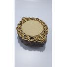 Base Moldura Arabesco Plaquinha MDF - 10 unidades