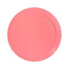 Base para Bolo Cake Board Redondo Rosa - 24cm - 1 unidade - Rizzo