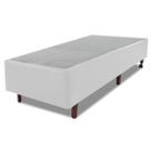 Base Para Box Sommier Solteiro 78x188x34cm Branco - BF Colchões