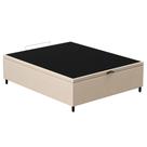 Base para Cama Box Baú Casal 138x188cm Hit I02 Suede Bege - Mpozenato Base para Cama Box Baú Casal 138x188cm Hit I02 Suede Bege - Mpozenato
