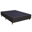Base Para Cama Box Casal 138cm Suede Liso Tower NW Marrom - Gazin