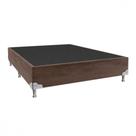 Base para Cama Box Casal 138x188x28 Sued Marrom Portobel