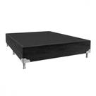 Base Para Cama Box Casal 138x188x28 Sued Preto Portobel Preto Base Para Cama Box Casal 138x188x28 Sued Preto Portobel Preto