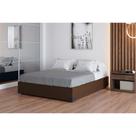 Base para Cama Box Casal Joe Suede (36x138x188) Marrom
