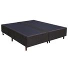 Base Para Cama Box Casal Queen Size Bipartido 158cm Suede Liso Tower NW Marrom - Gazin Base Para Cama Box Casal Queen Size Bipartido 158cm Suede Liso Tower NW Marrom - Gazin