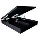 Base para Cama Box Queen Premium com Baú material sintético (45x158x198) Preta