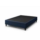 Base Para Colchão Casal Esplendor 138x188 Azul Tecido Sued Aveludado Base Para Colchão Casal Esplendor 138x188 Azul Tecido Sued Aveludado