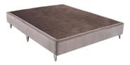 Base Para Colchão De Casal Sommier Camurça Bege Ortobom (138x188x036)