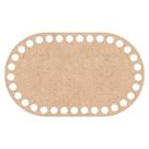 Base Para Crochê Oval Arredondada 3mm