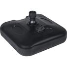 Base para guarda-sol e ombrelone quadrada 18kg - Belfix (Preto)