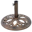 Base para Guarda-Sol Giantex Redonda de Ferro Fundido 46 cm 10,5 kg Bronze Base para Guarda-Sol Giantex Redonda de Ferro Fundido 46 cm 10,5 kg Bronze