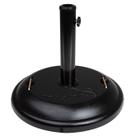 Base Para Guarda-Sol Ombrelone Redonda Concreto Preto 22Kg 003790 - Mor
