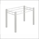 Base para Mesa de 120x75 Paris Liso Branco Teixeira Base para Mesa de 120x75 Paris Liso Branco Teixeira