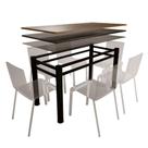 Base Para Mesa De Vidro Jantar 6 Lugares Preta Retangular Base Para Mesa De Vidro Jantar 6 Lugares Preta Retangular