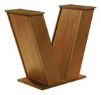 Base para Mesa MDF Formato V Moderna para Tampo 160cm Estrutura Firme Sala Jantar Cozinha Escritório