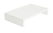 Base Para Monitor Mesa Organizadora Mdf Branco Simples